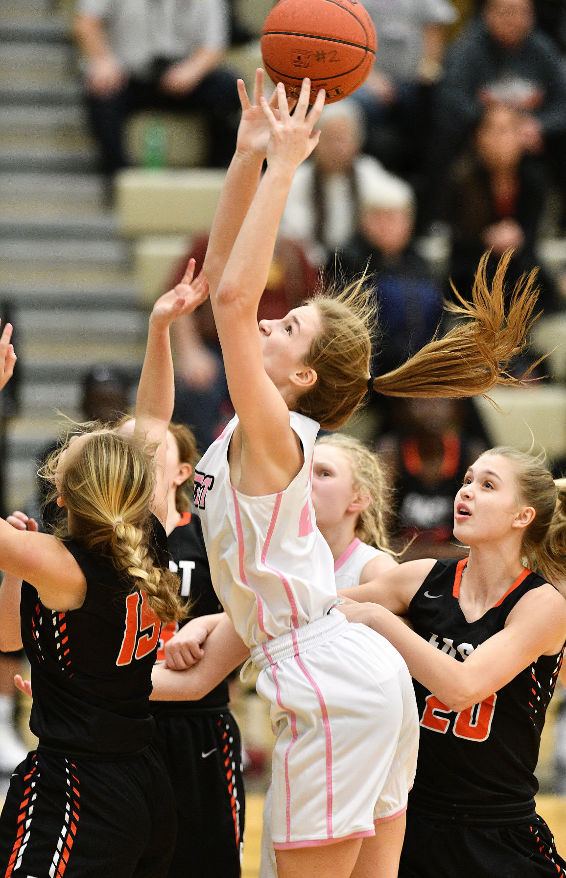 West vs East girls basketball